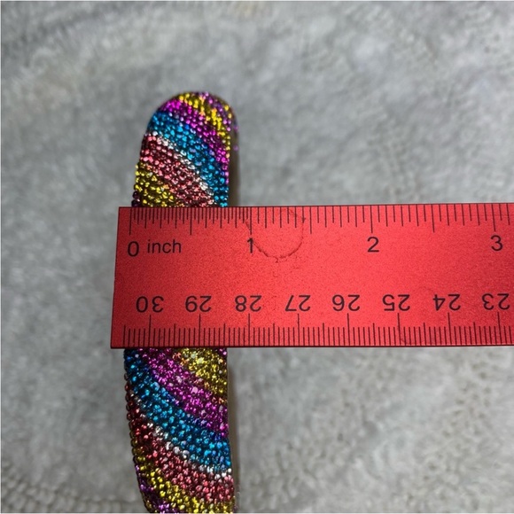 🌼 Pastel Hairband Multicolor Rhinestone Headband NWOT - Picture 5 of 5